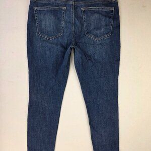 Lucky Brand 31X28 Size 12/31 Womens Lolita Skinny Blue Denim 5 Pocket Logo Jeans